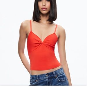 Red tank top Alice and Olivia